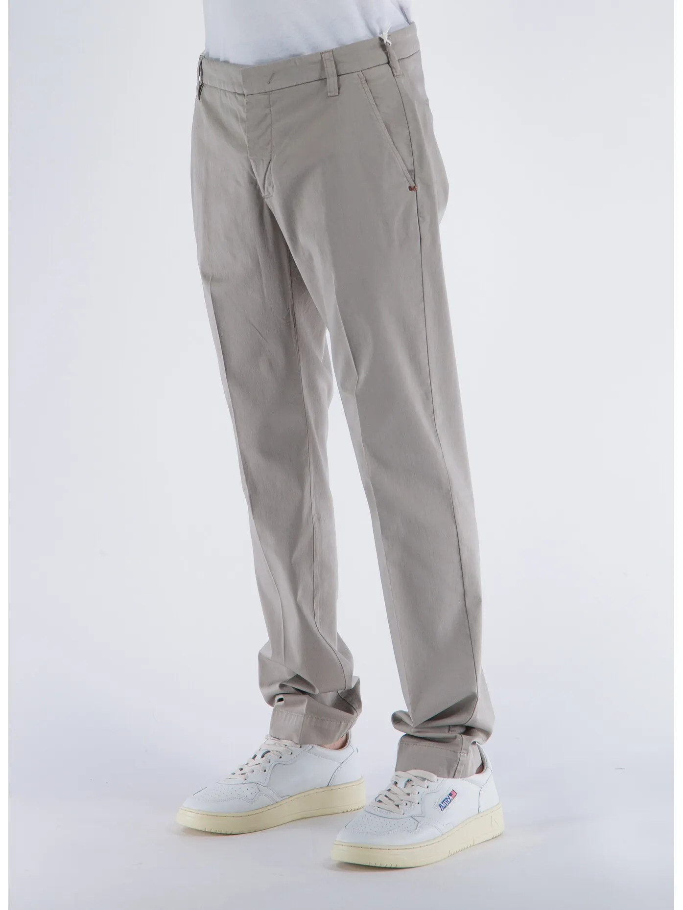     -ENTRE AMIS    -PANTALONE CON TASCHE AMERICANE CHINO-