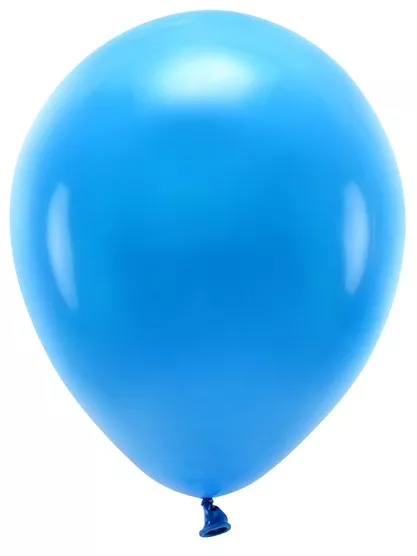 100 palloncini pastello eco blu 30cm