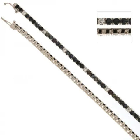 18k white Gold Tennis Bracelet for Man