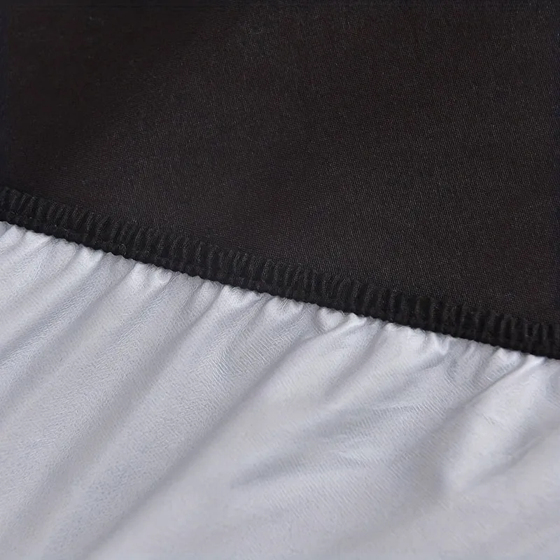 1pc Lenzuolo Impermeabile, Morbido Comodo Traspirante Coprimaterasso In Tinta Unita, Per Camera Da Letto Ospiti Dormitorio Hotel