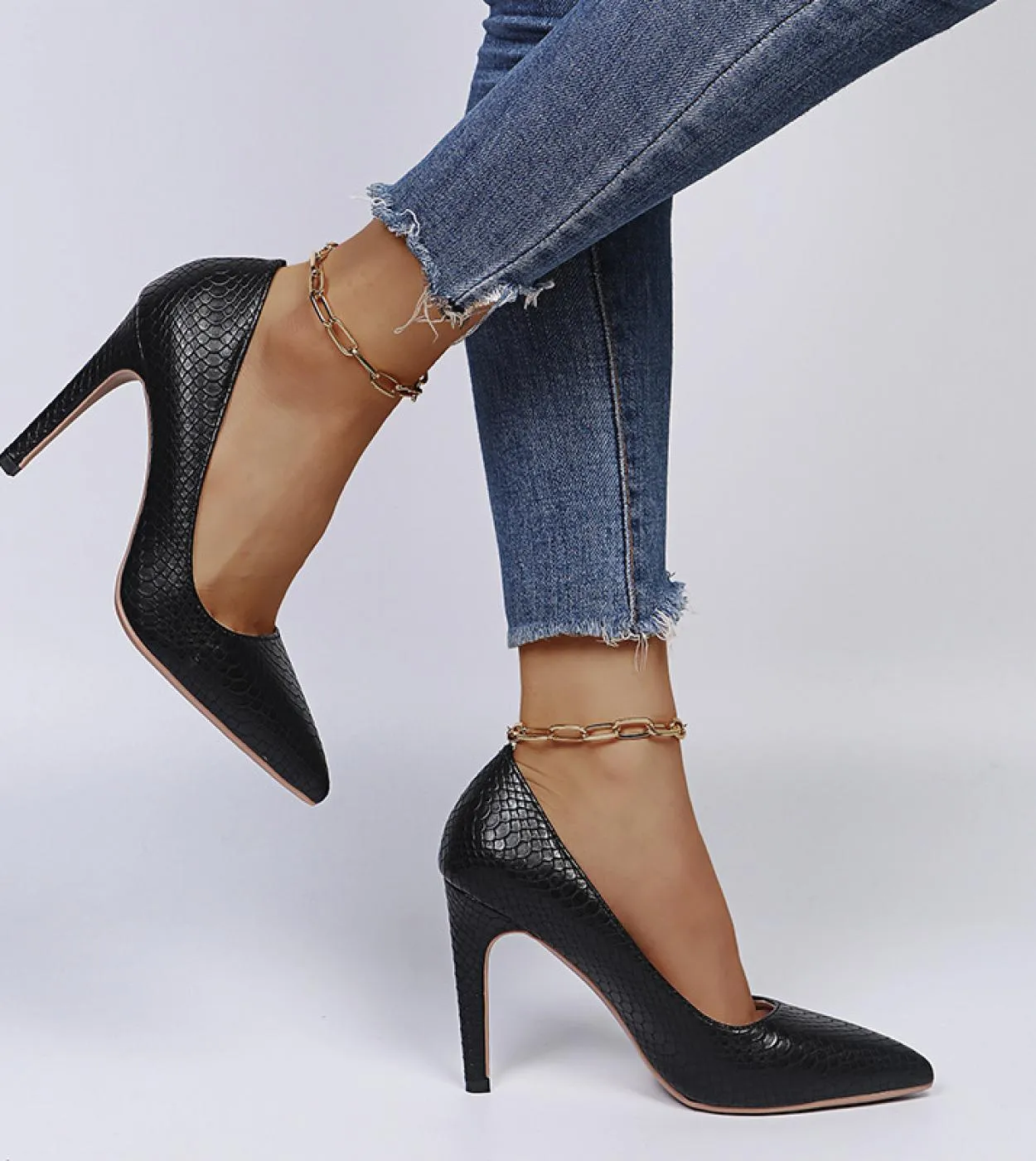 2022 Nuove Donne Pompe Tacco A Spillo Classico Punta a punta Kopmkp Scarpe Da Festa di Nozze Donna Più Il Formato 35 43 delle do
