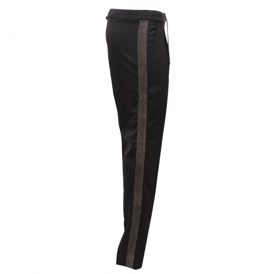 4470AB pantalone donna FABIANA FILIPPI  modello tuta melange grey trouser woman