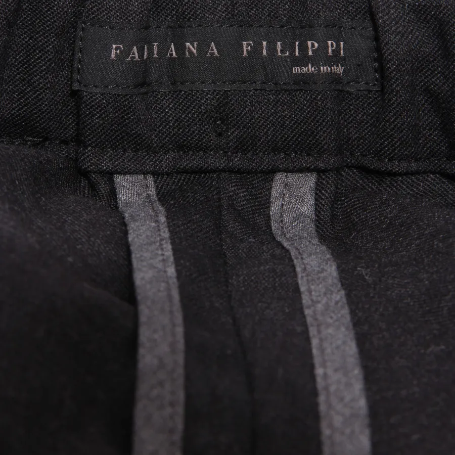 4470AB pantalone donna FABIANA FILIPPI  modello tuta melange grey trouser woman