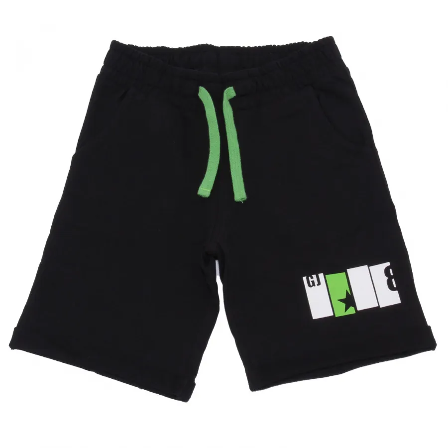 4929AB bermuda tuta bimbo BOY GAUDI' black sweatpant shorts kid