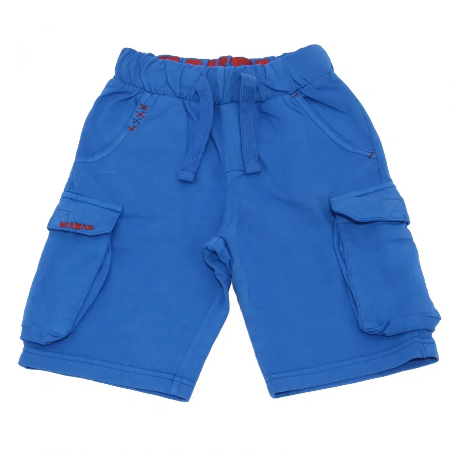 4937AB bermuda tuta bimbo BOY GAUDI' blue sweatpant shorts kid