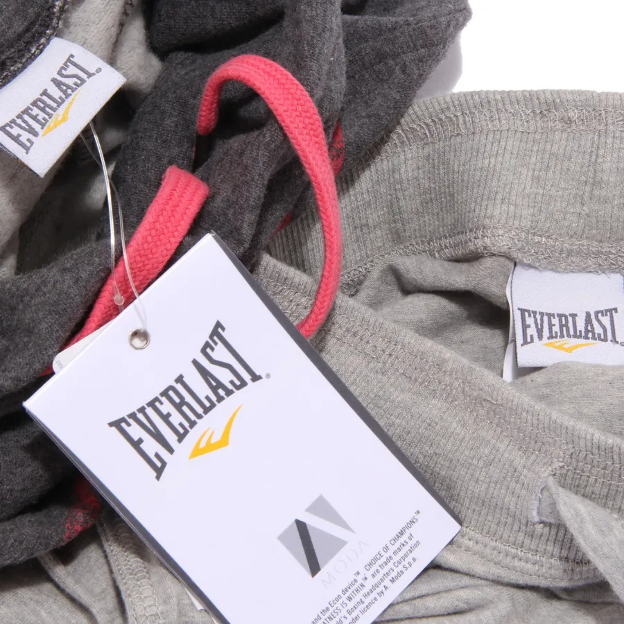 9734V tuta bimba EVERLAST grey cotton tracksuit girl kid