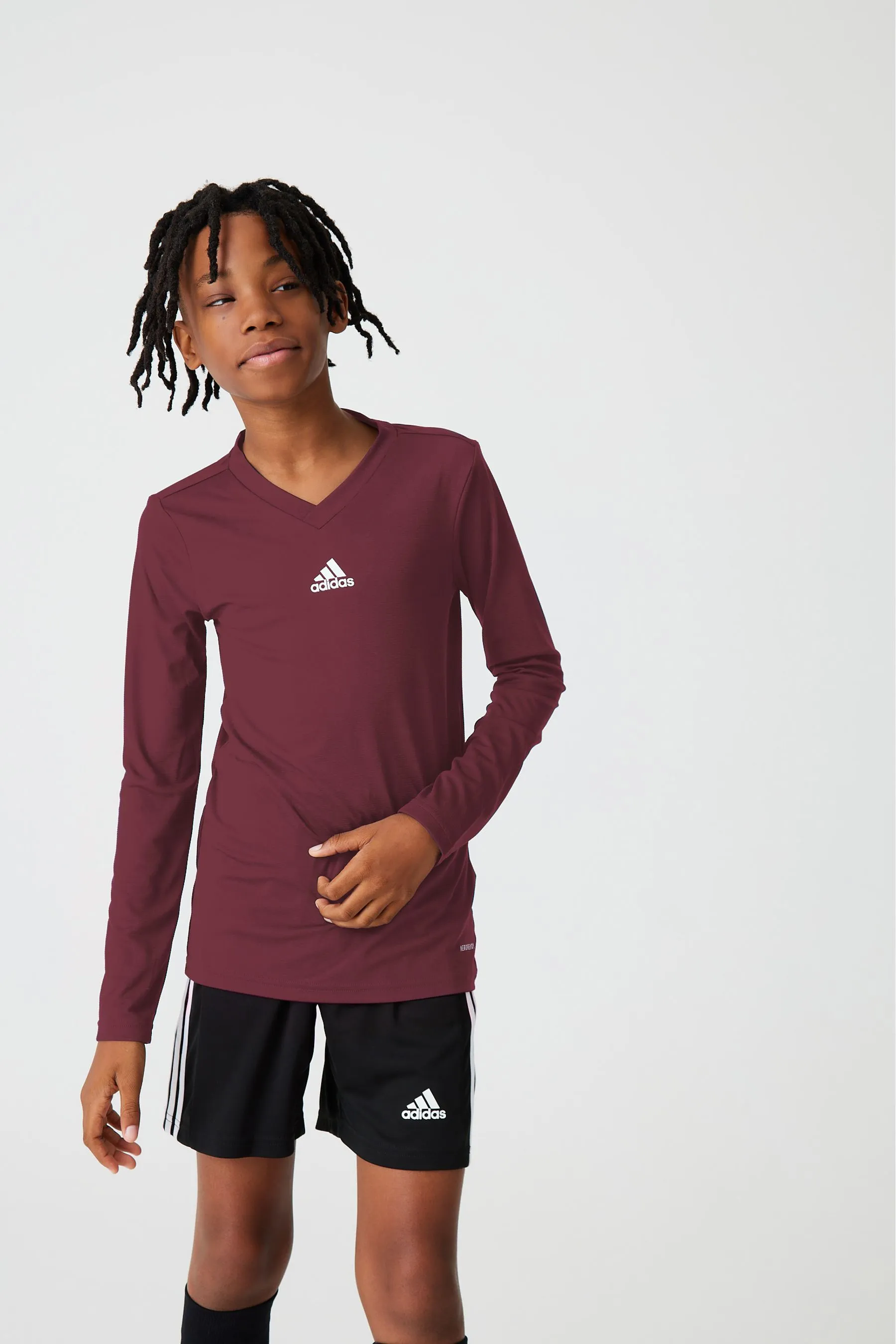 adidas - T-shirt con scritta 