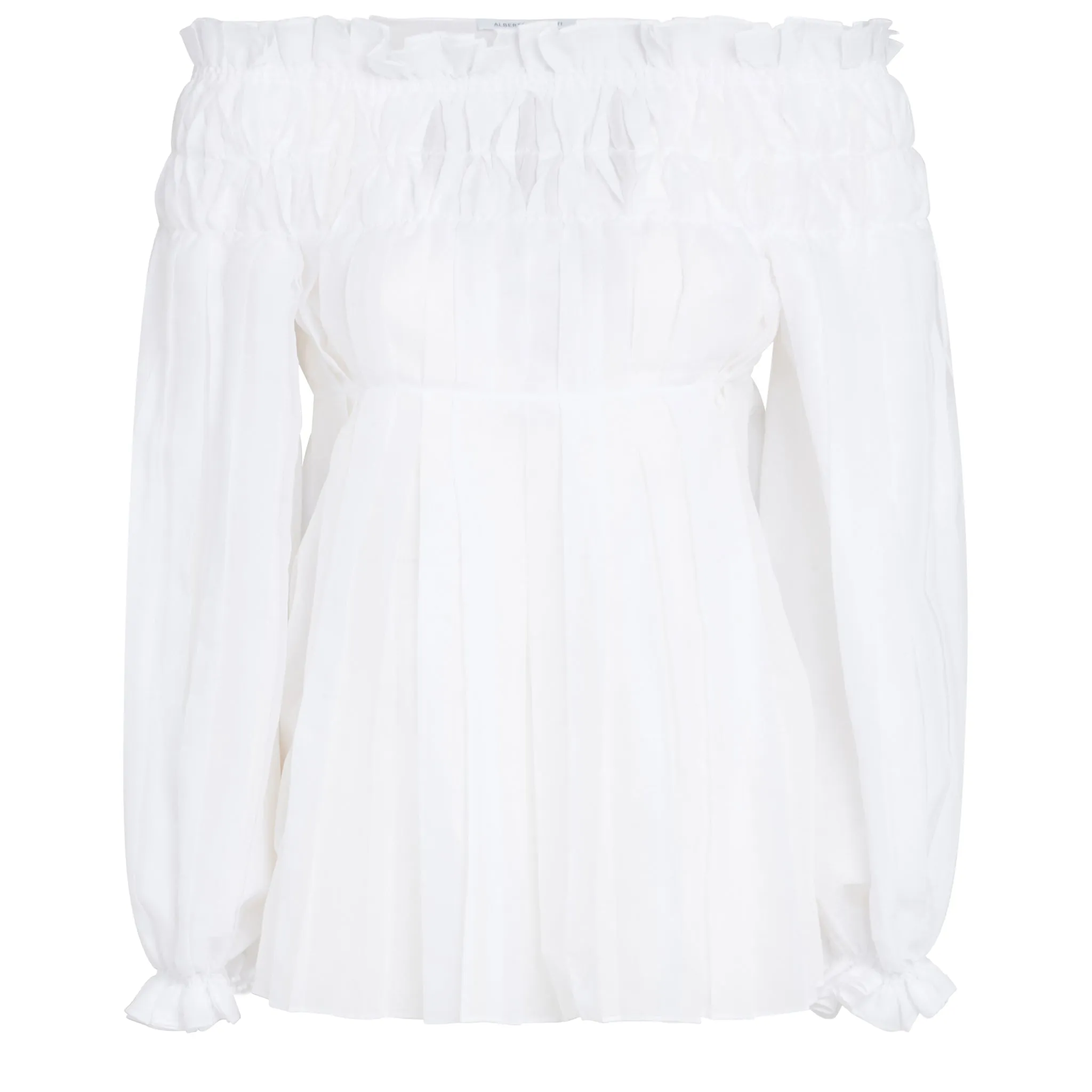 ALBERTA FERRETTI  Camicia in cotone bianca