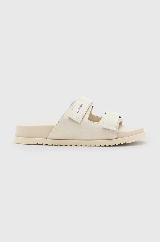 AllSaints ciabatte slide in camoscio Vex
