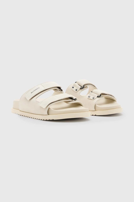 AllSaints ciabatte slide in camoscio Vex