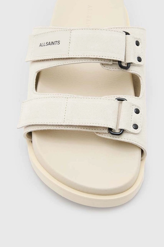 AllSaints ciabatte slide in camoscio Vex