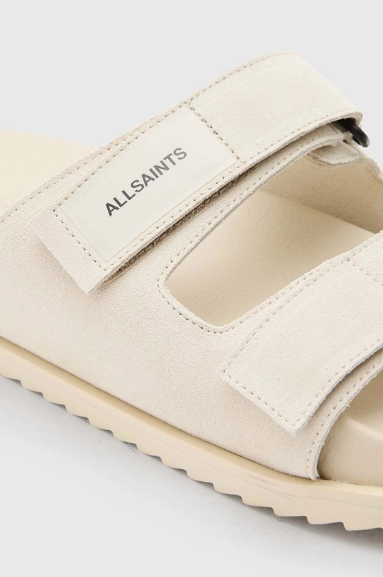 AllSaints ciabatte slide in camoscio Vex