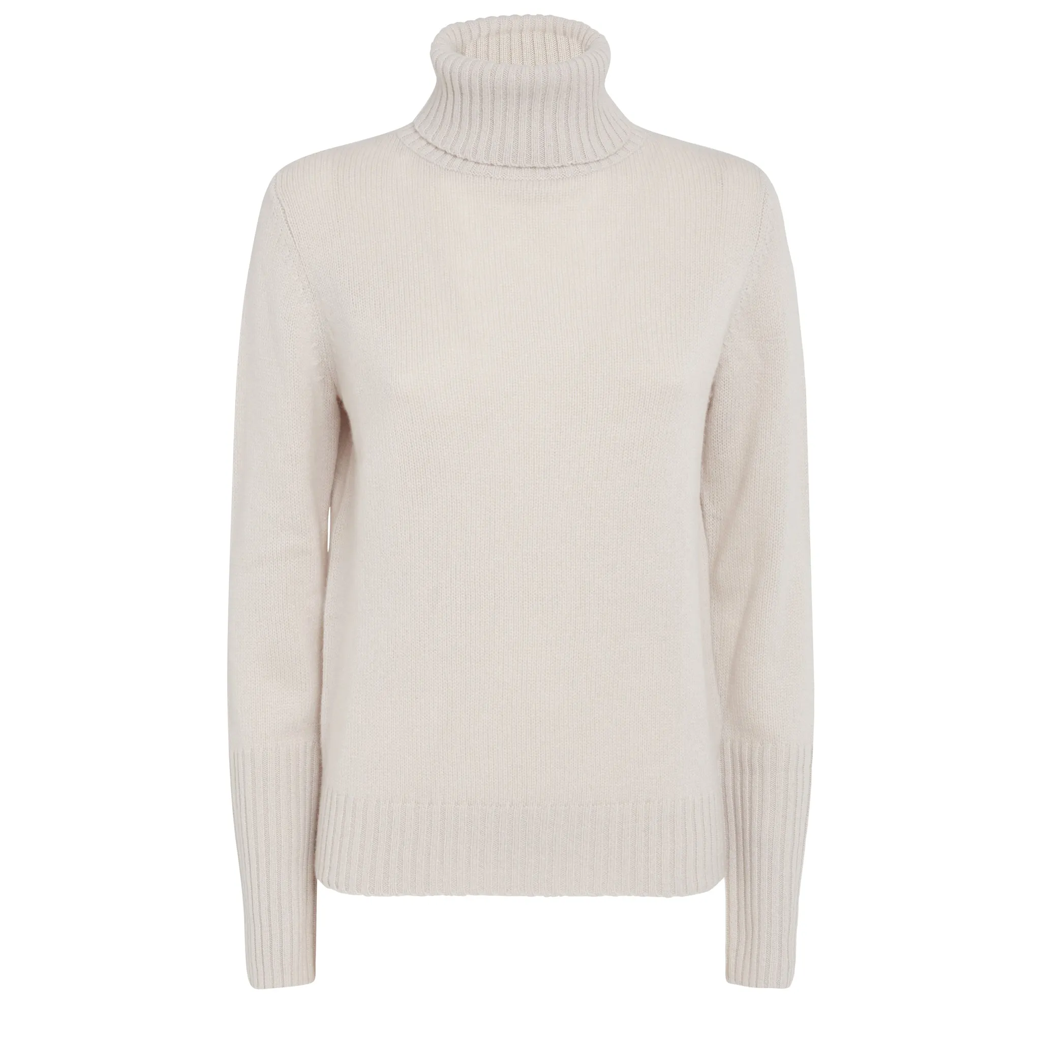 ALLUDE  Maglia in cashmere beige