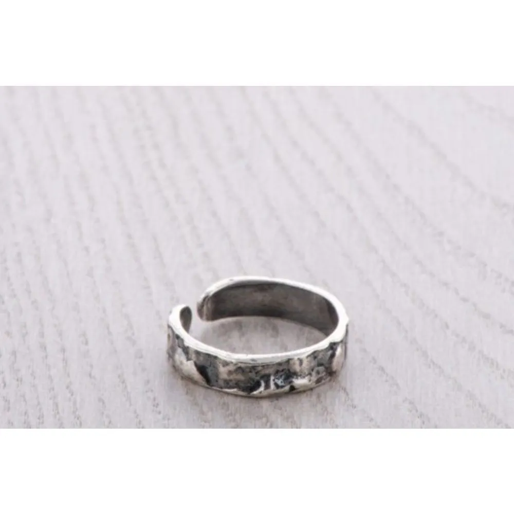 Anello Uomo Antracite Contessa in Argento