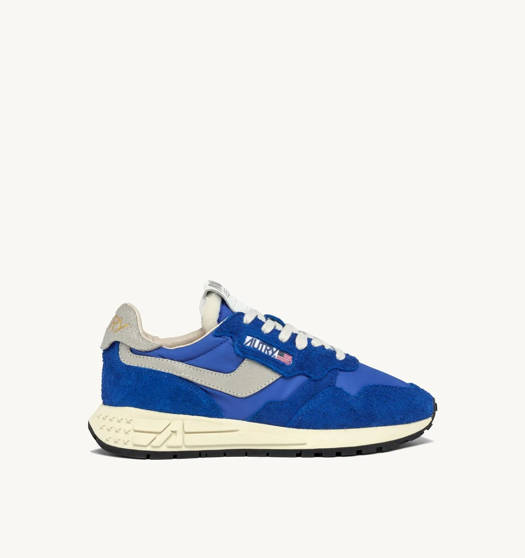 Autry Sneakers Reelwind Low Nylon Suede Blu Elettrico