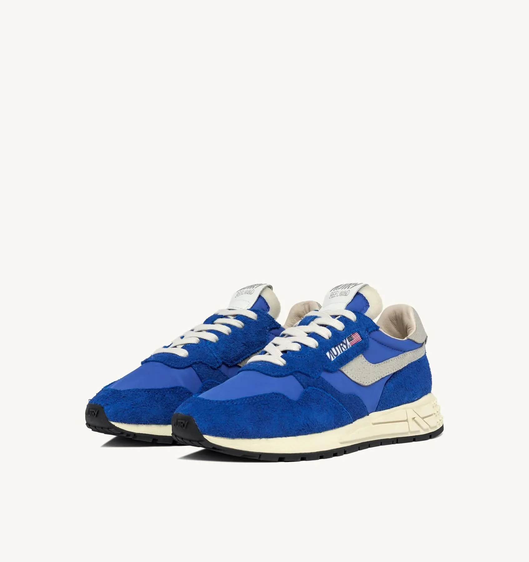 Autry Sneakers Reelwind Low Nylon Suede Blu Elettrico