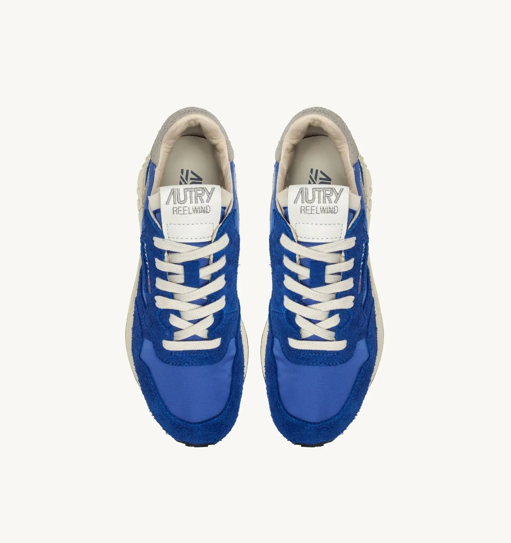 Autry Sneakers Reelwind Low Nylon Suede Blu Elettrico