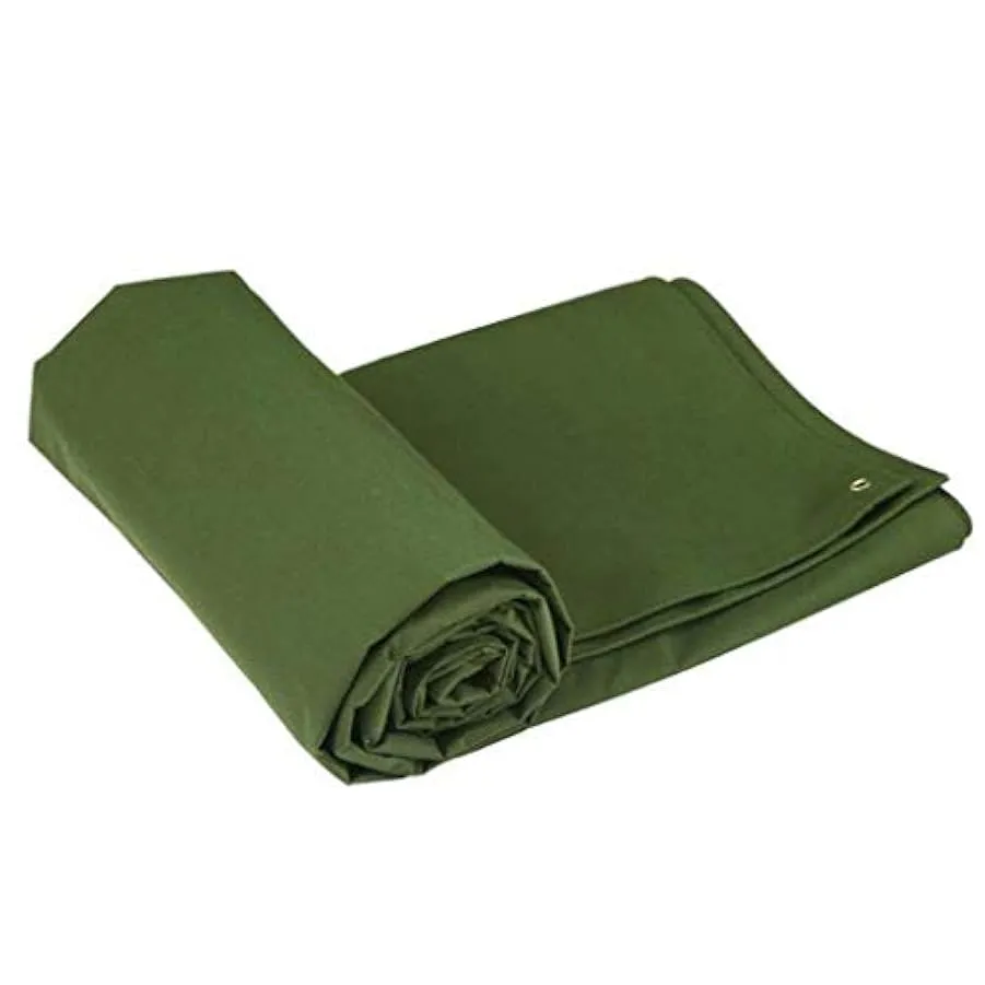 Axdwfd Copertura Verde dell’Esercito, Tela Impermeabile Ispessimento del Panno della Tenda Esterna della Tela Cerata Ispessiment