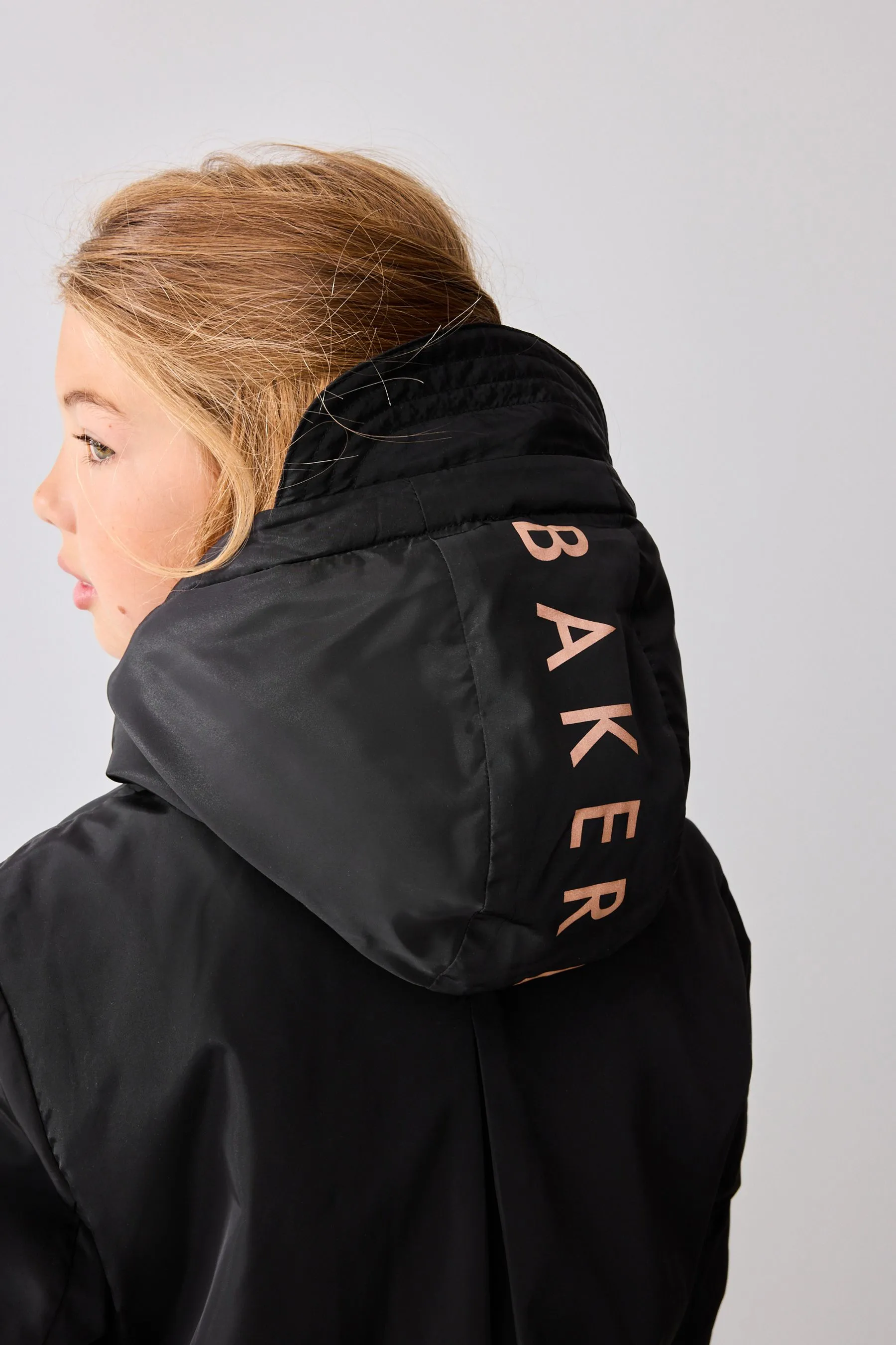 Baker by Ted Baker Impermeabile Stampato Antipioggia Blu Marino    