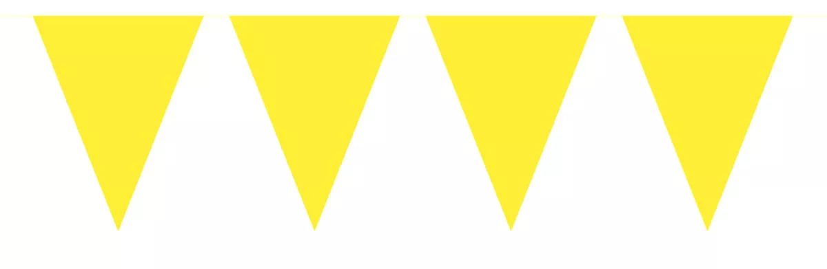 Bandierine giallo canarino 10m