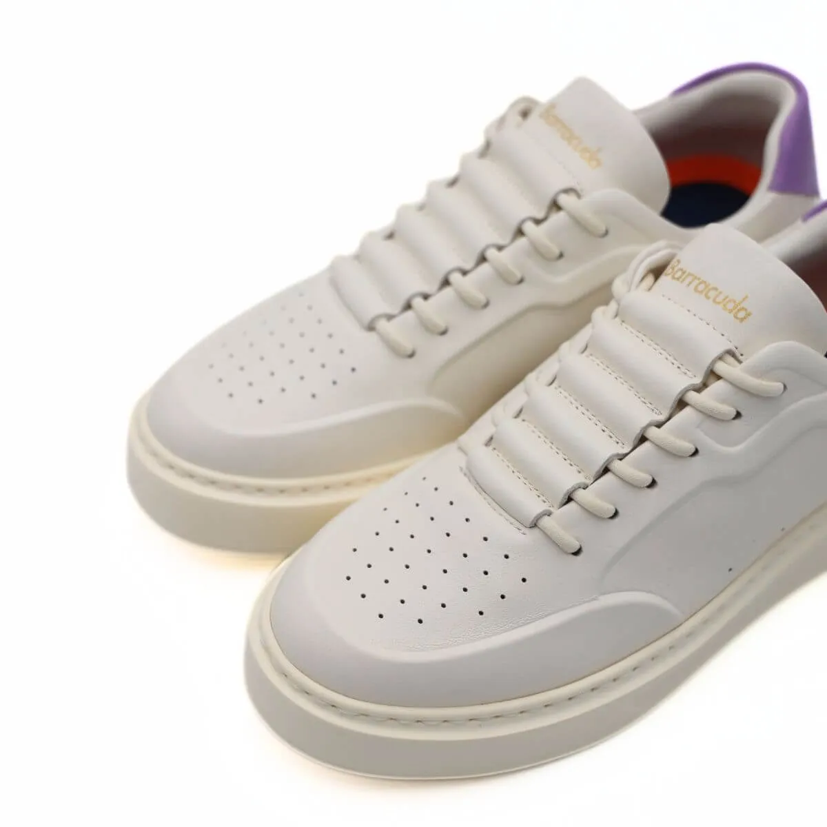 BARRACUDA SNEAKER BD1415A BIANCO-LILLA  