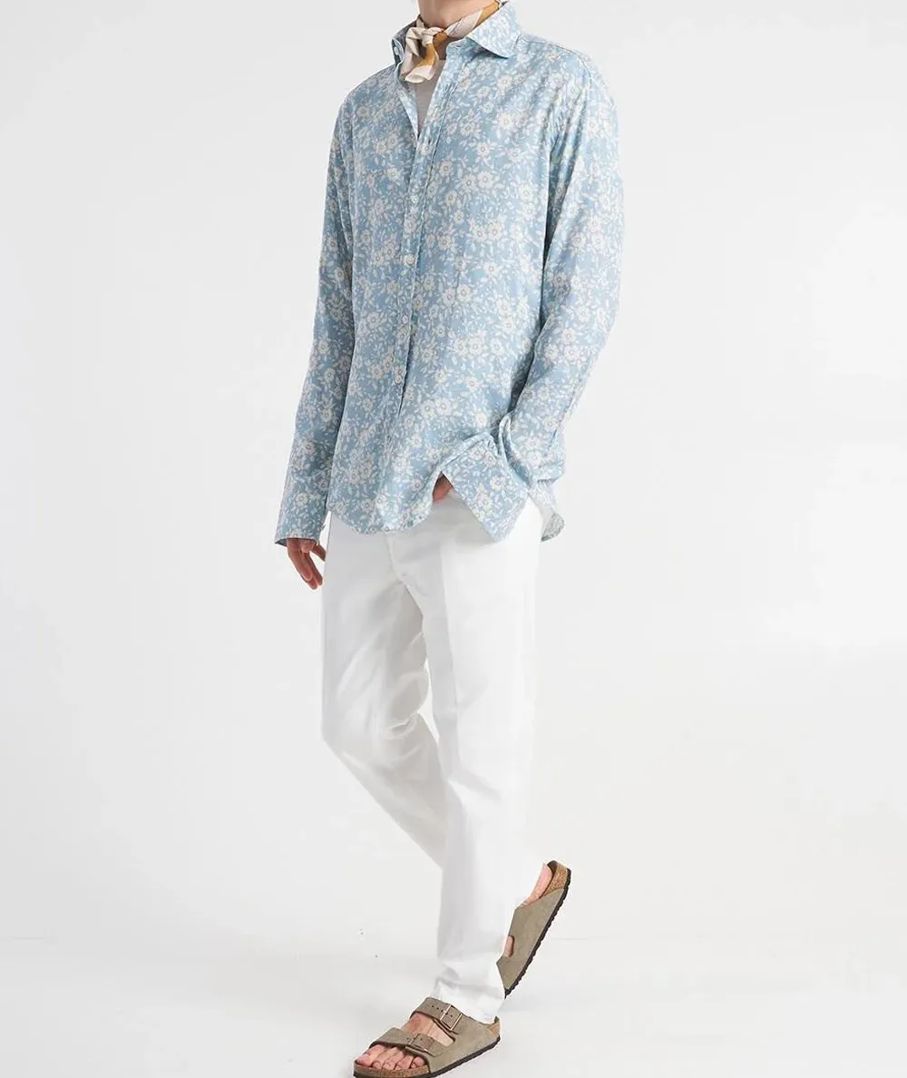 BASTONCINO--Camicia con stampa floreale