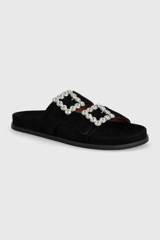 Billi Bi ciabatte slide in camoscio