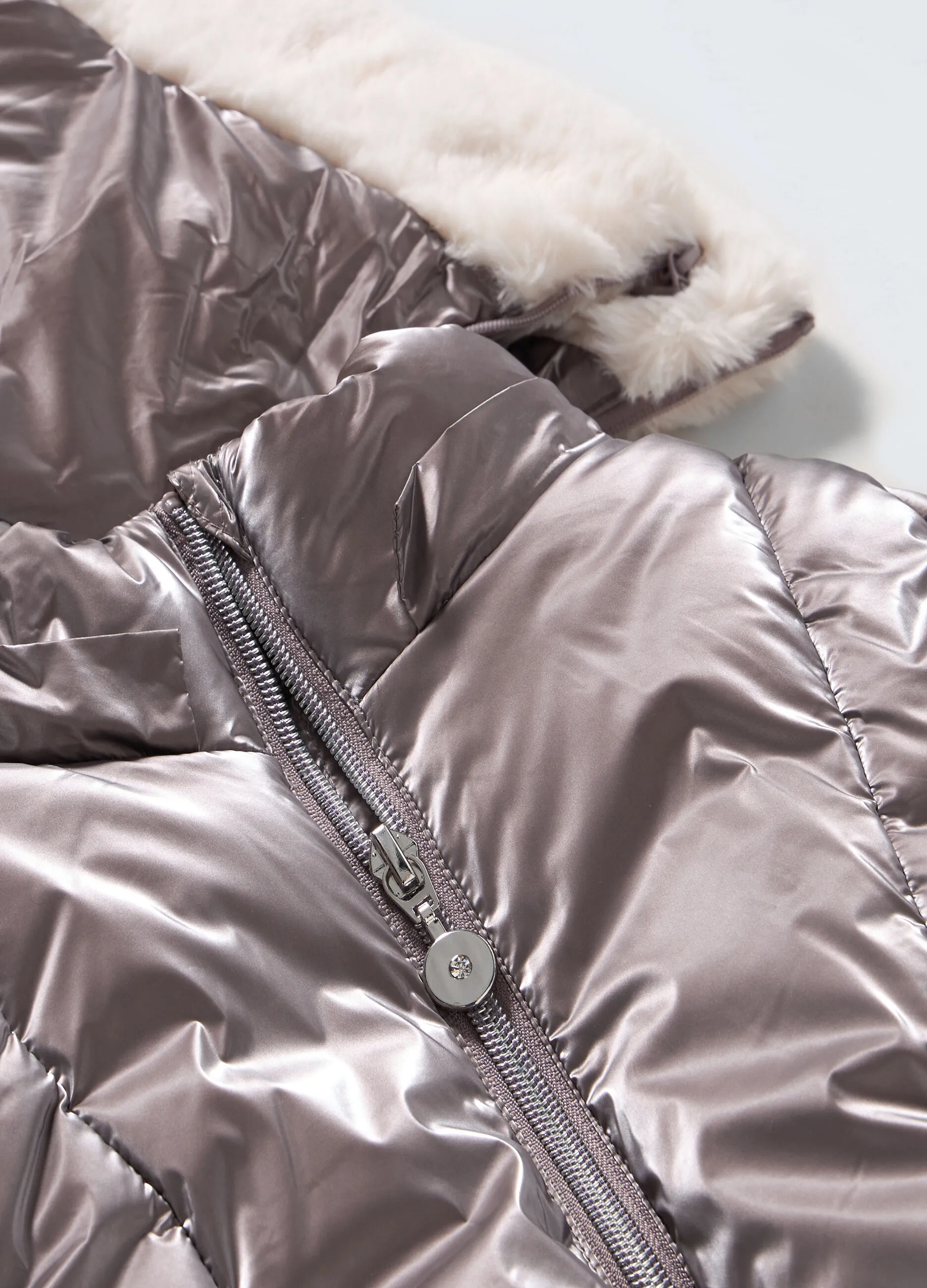 BLUKIDS  Giubbino imbottito metallizzato bambina