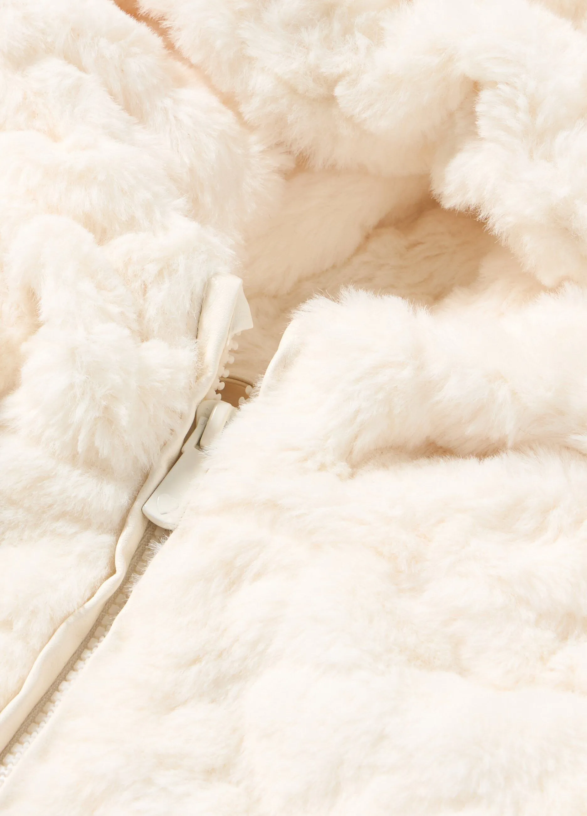 BLUKIDS  Giubbino in fake fur neonata