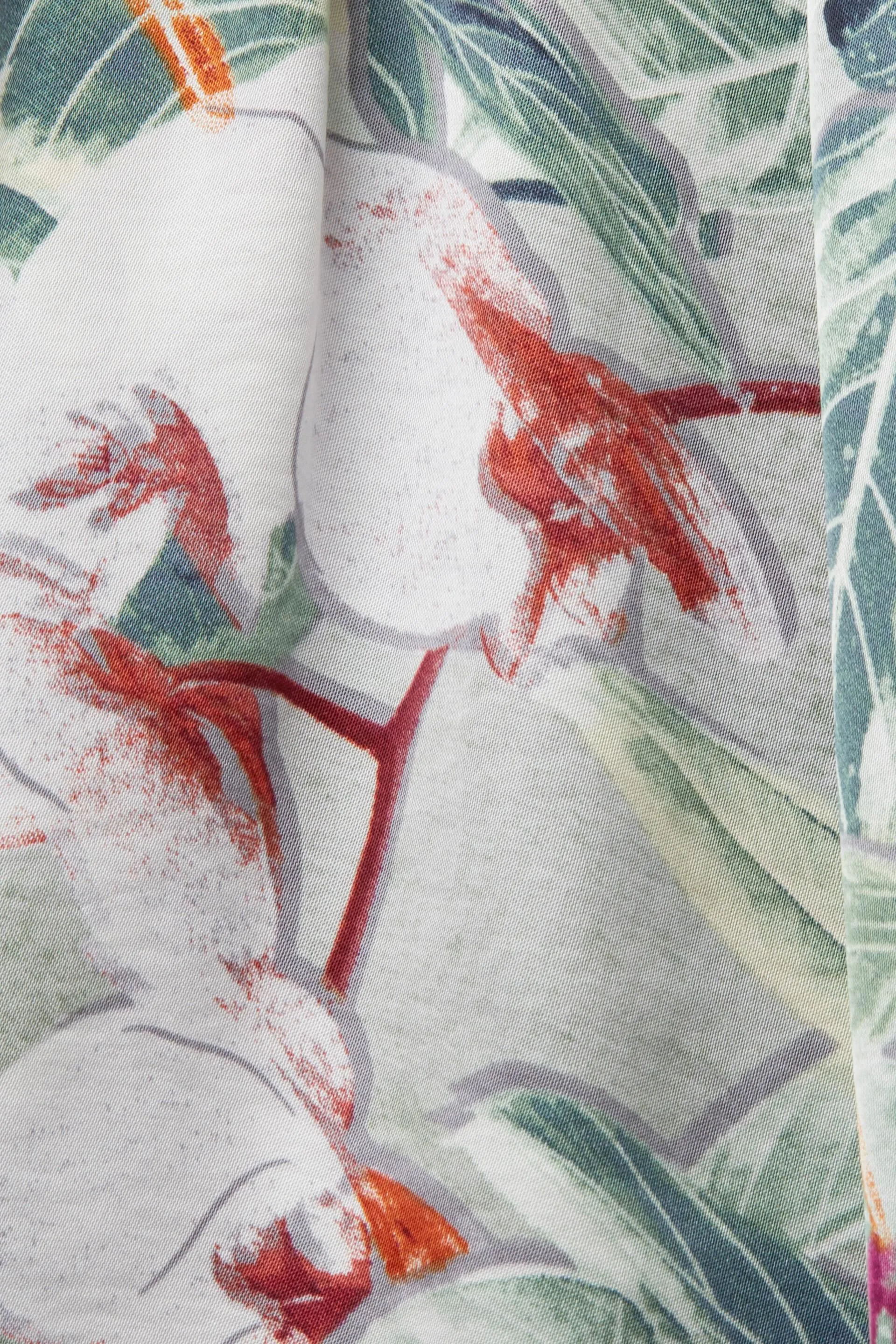 Blusa a spalle scoperte con stampa