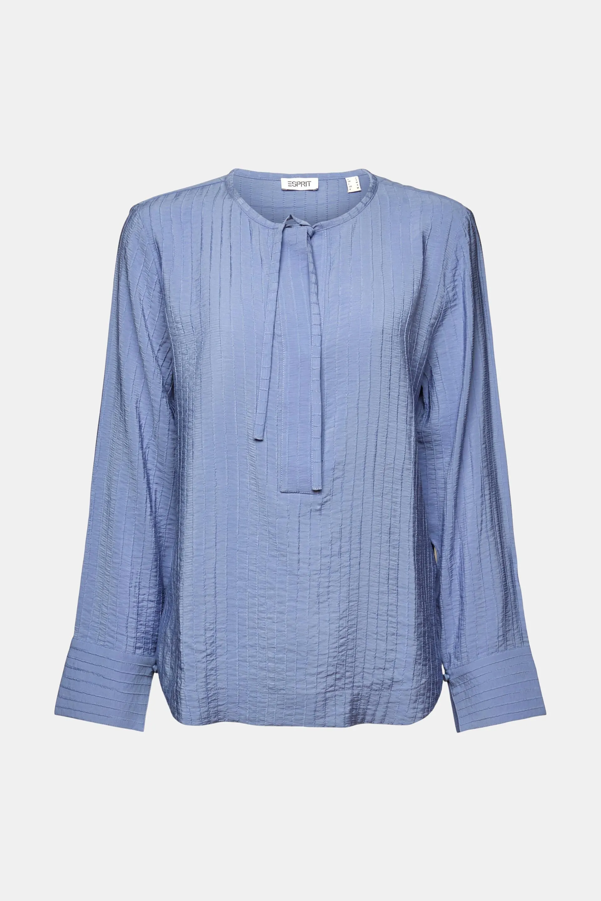 Blusa strutturata a maniche lunghe