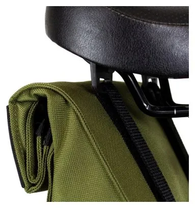 Borsa da sella Restrap City grande per bici pieghevole verde oliva