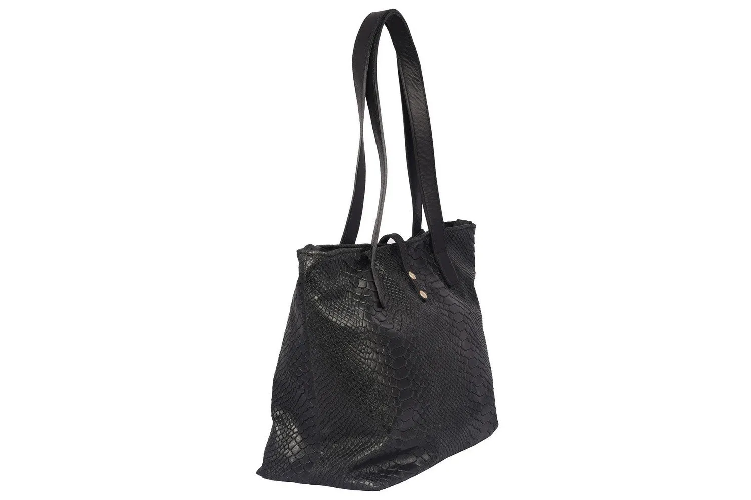Borsa Donna in vera pelle Made in Italy colore Nero