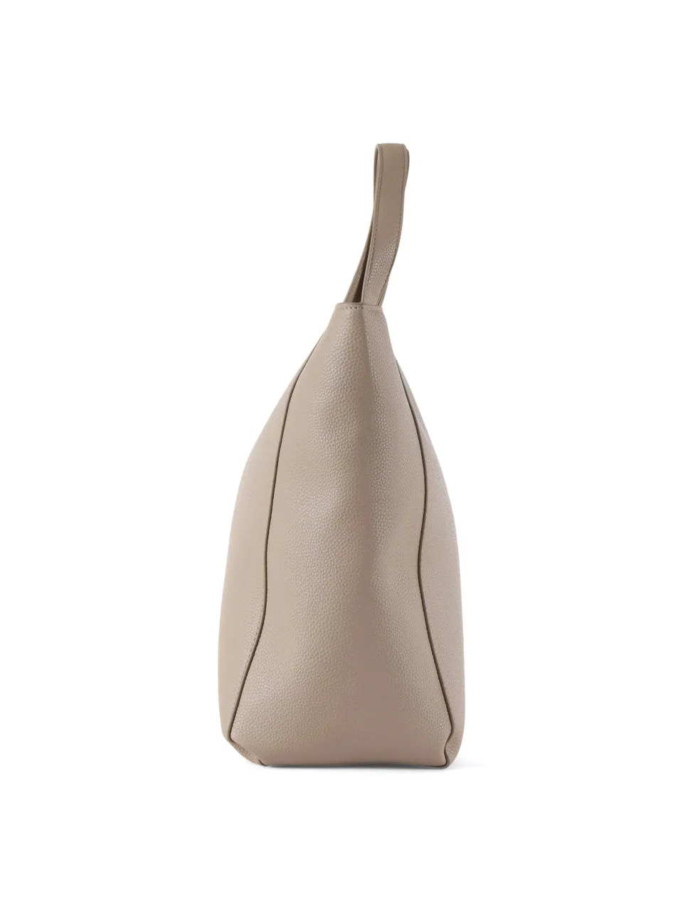 Borsa shopping effetto martellato con logo impresso