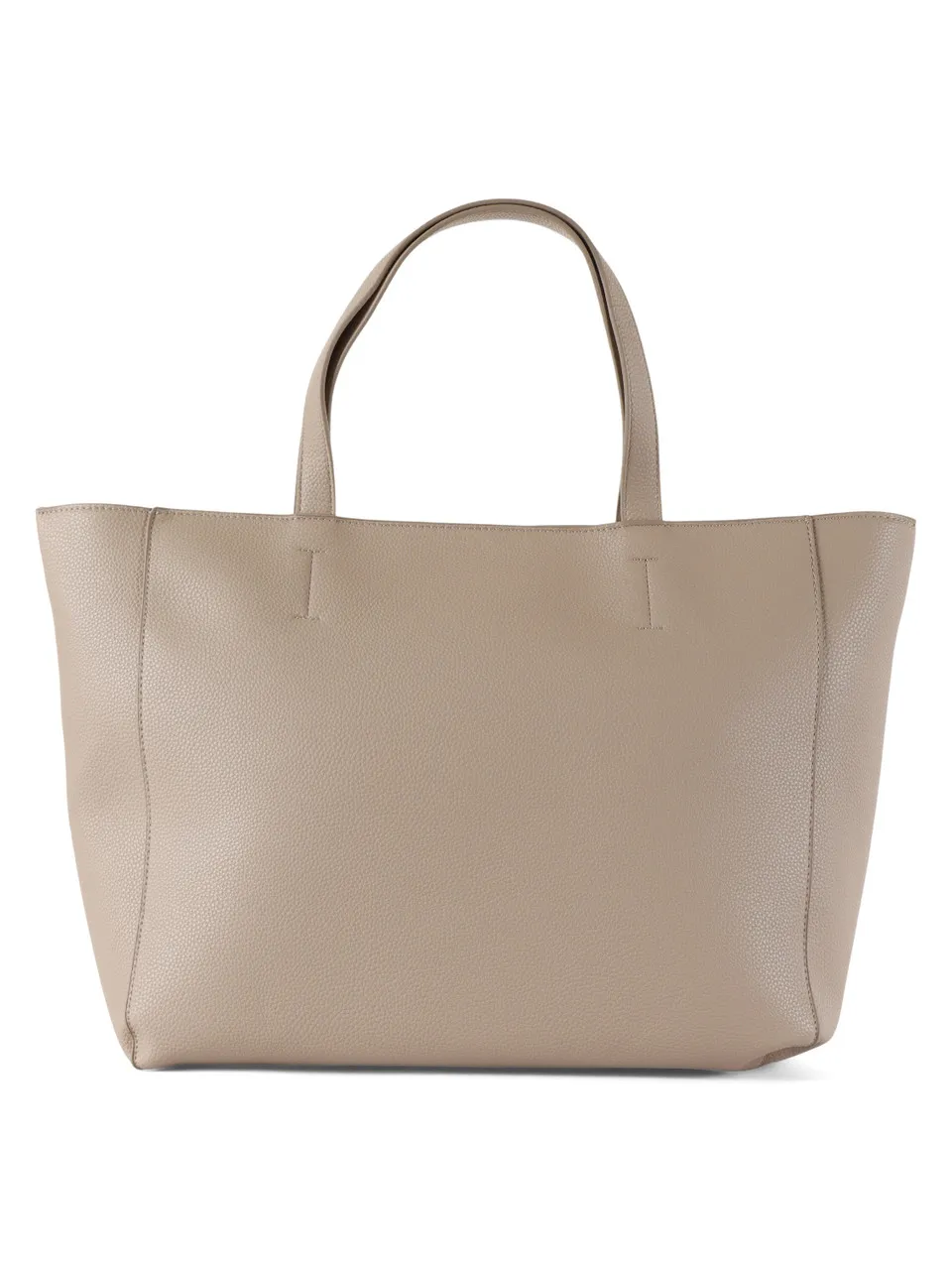 Borsa shopping effetto martellato con logo impresso