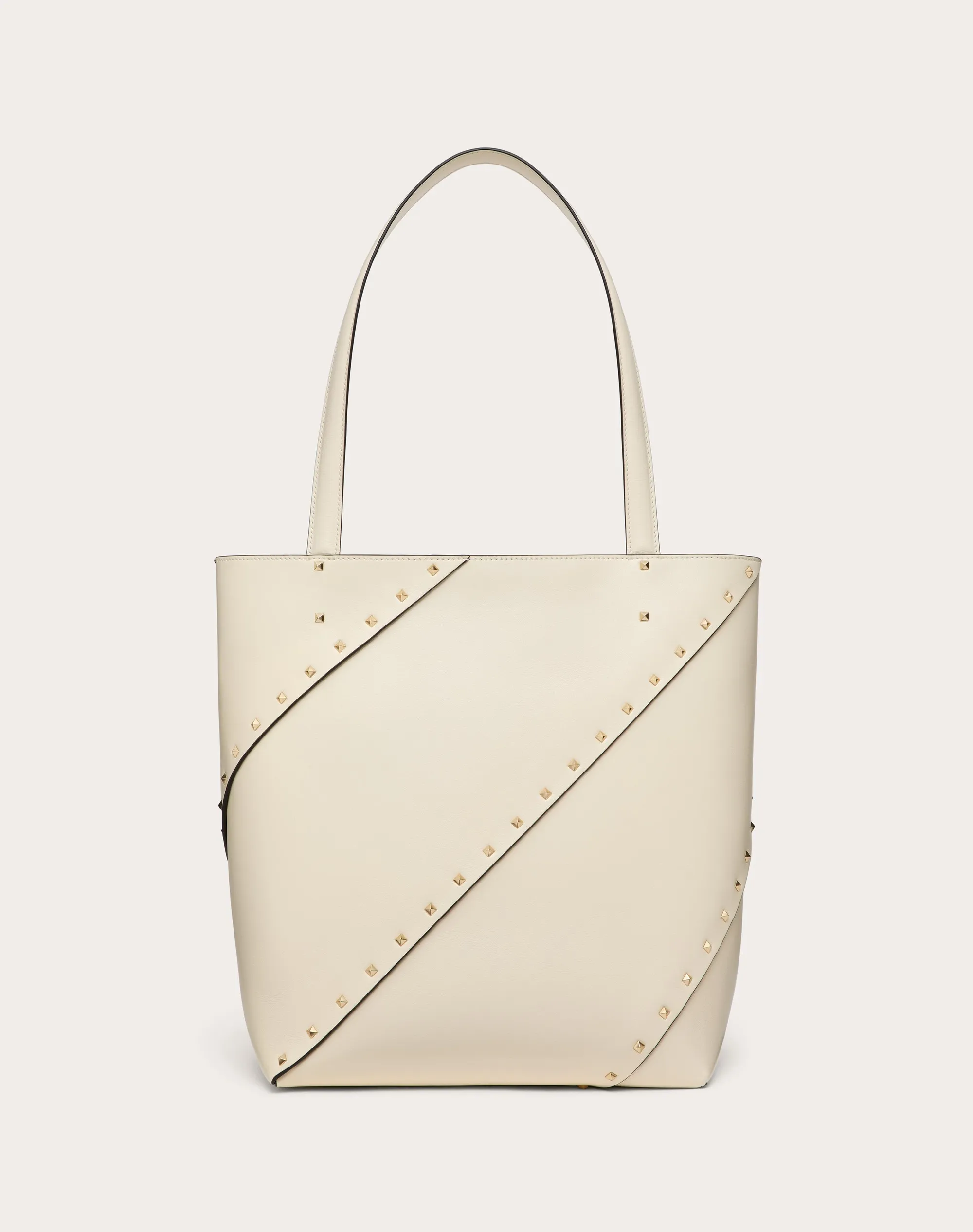 BORSA SHOPPING VALENTINO GARAVANI VALENTINO GARAVANI ROCKSTUD WISPY IN VITELLO