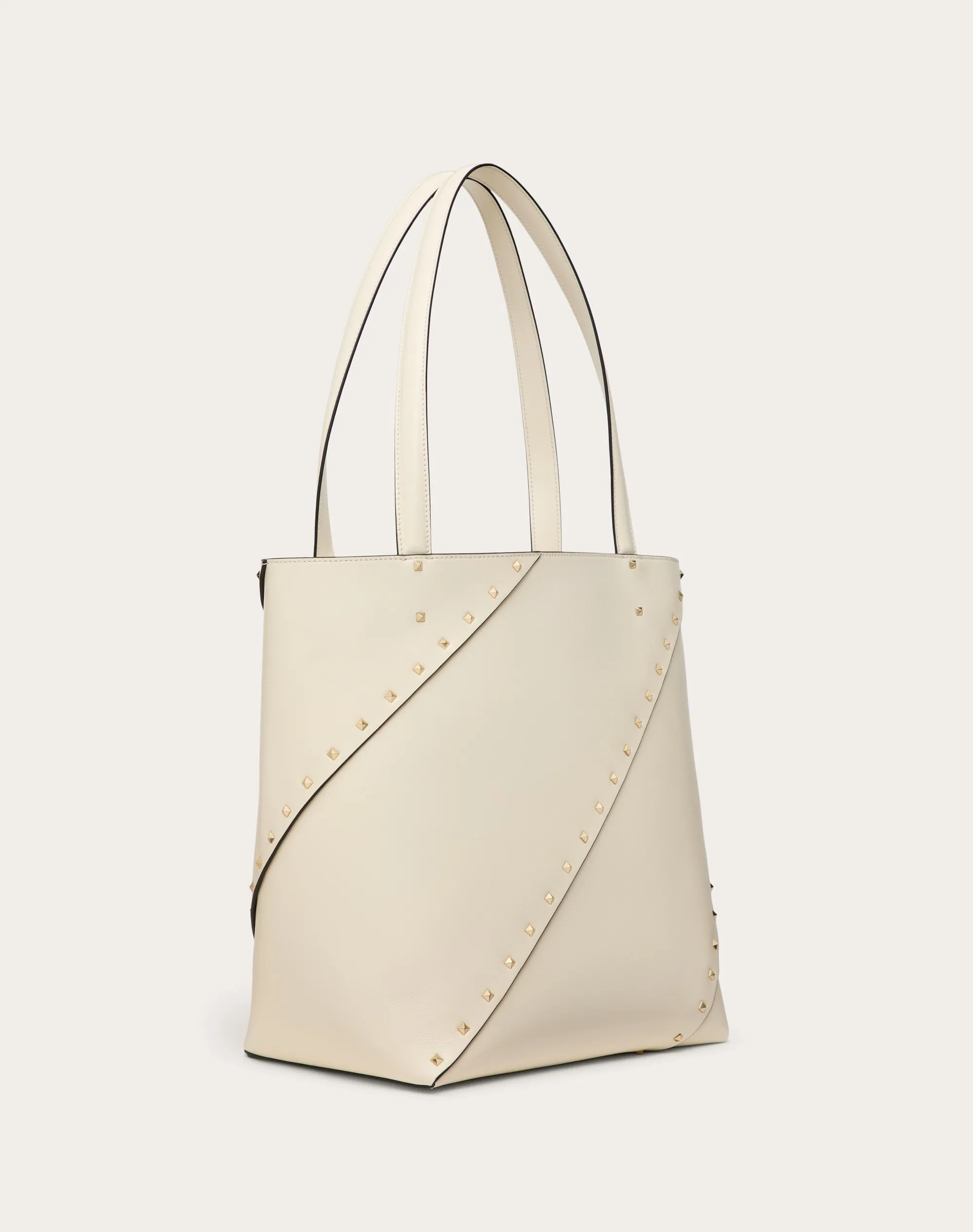 BORSA SHOPPING VALENTINO GARAVANI VALENTINO GARAVANI ROCKSTUD WISPY IN VITELLO