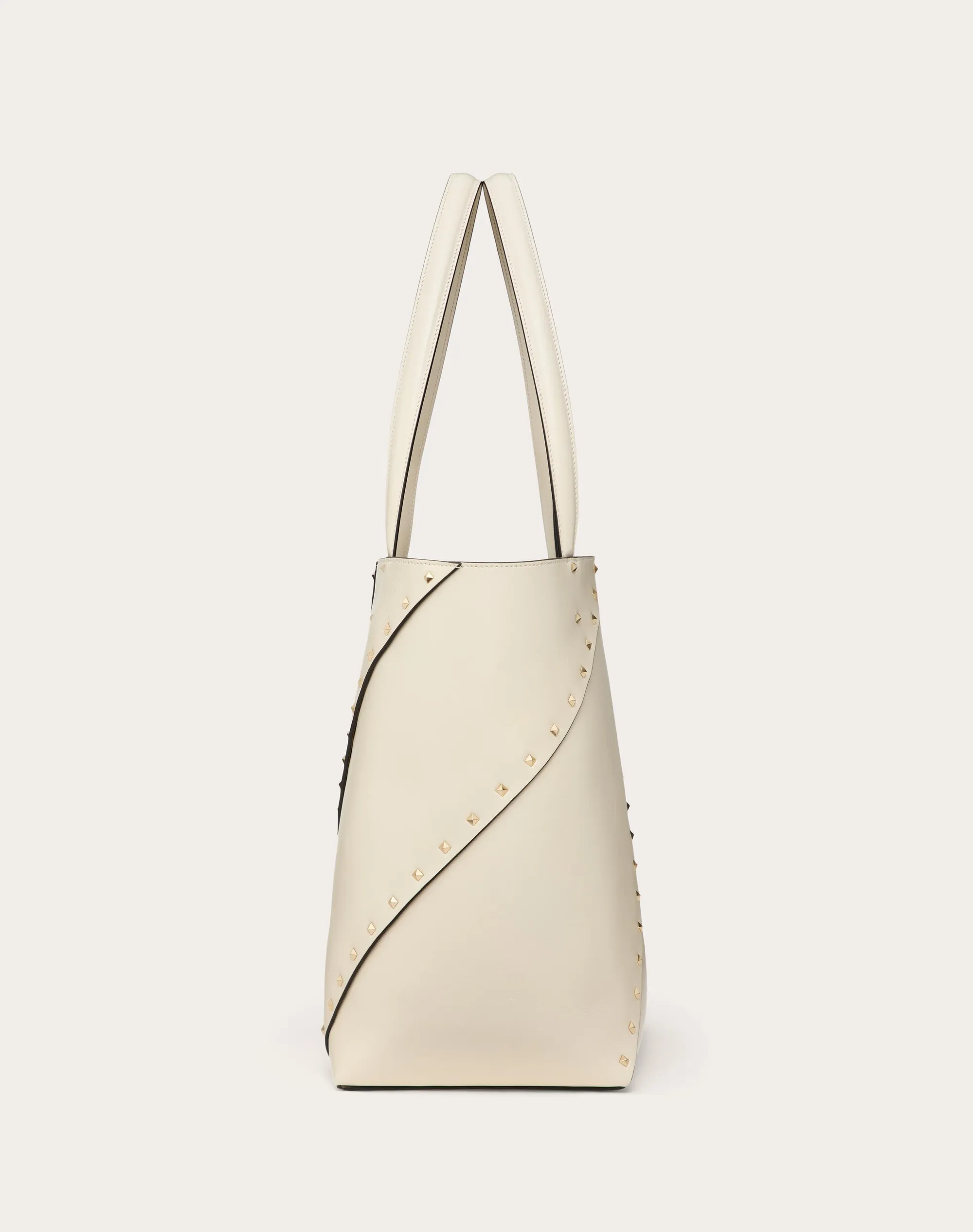 BORSA SHOPPING VALENTINO GARAVANI VALENTINO GARAVANI ROCKSTUD WISPY IN VITELLO