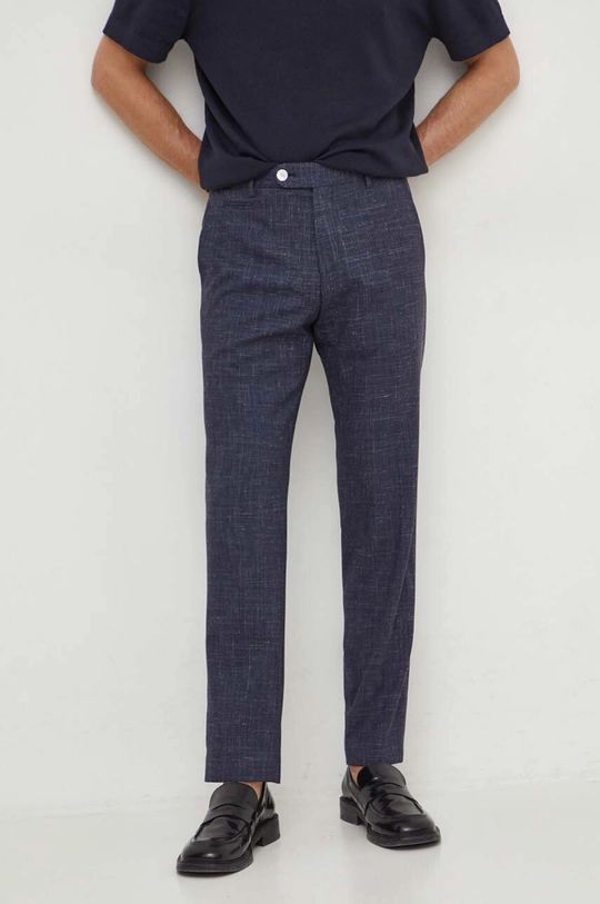 BOSS pantaloni in lana