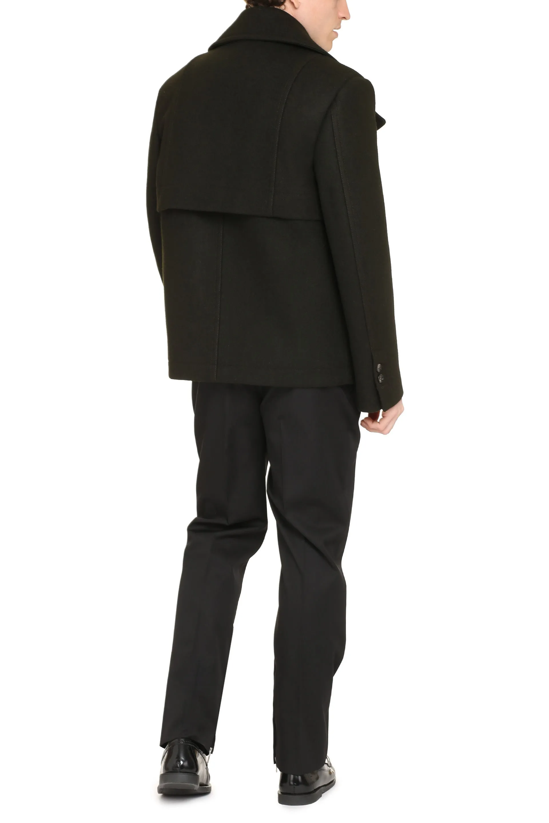 Bottega Veneta Cappotto doppiopetto in lana