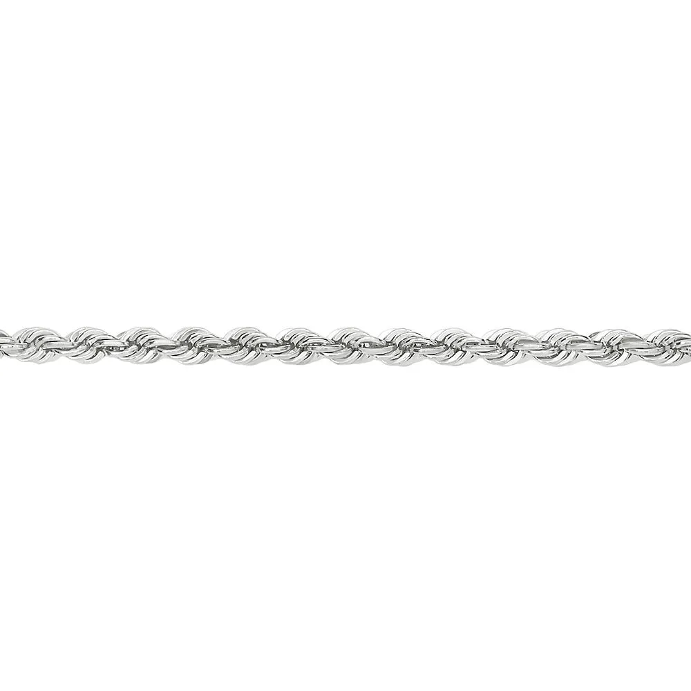 Bracciale Catena Colette Oro Bianco 375/1000 Maglia Corda 18 cm 1401529