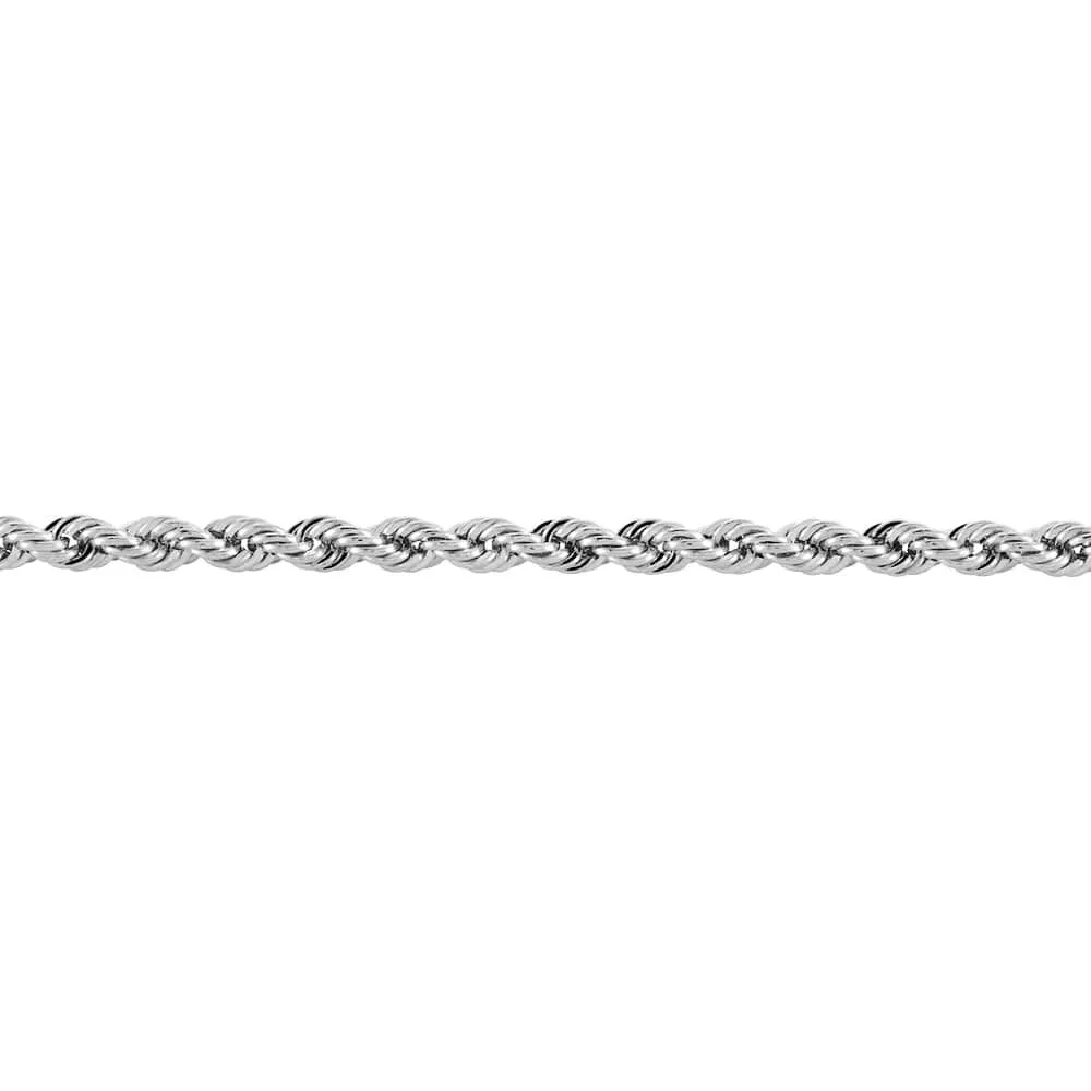 Bracciale Catena Colette Oro Bianco 375/1000 Maglia Corda 18 cm 1401529