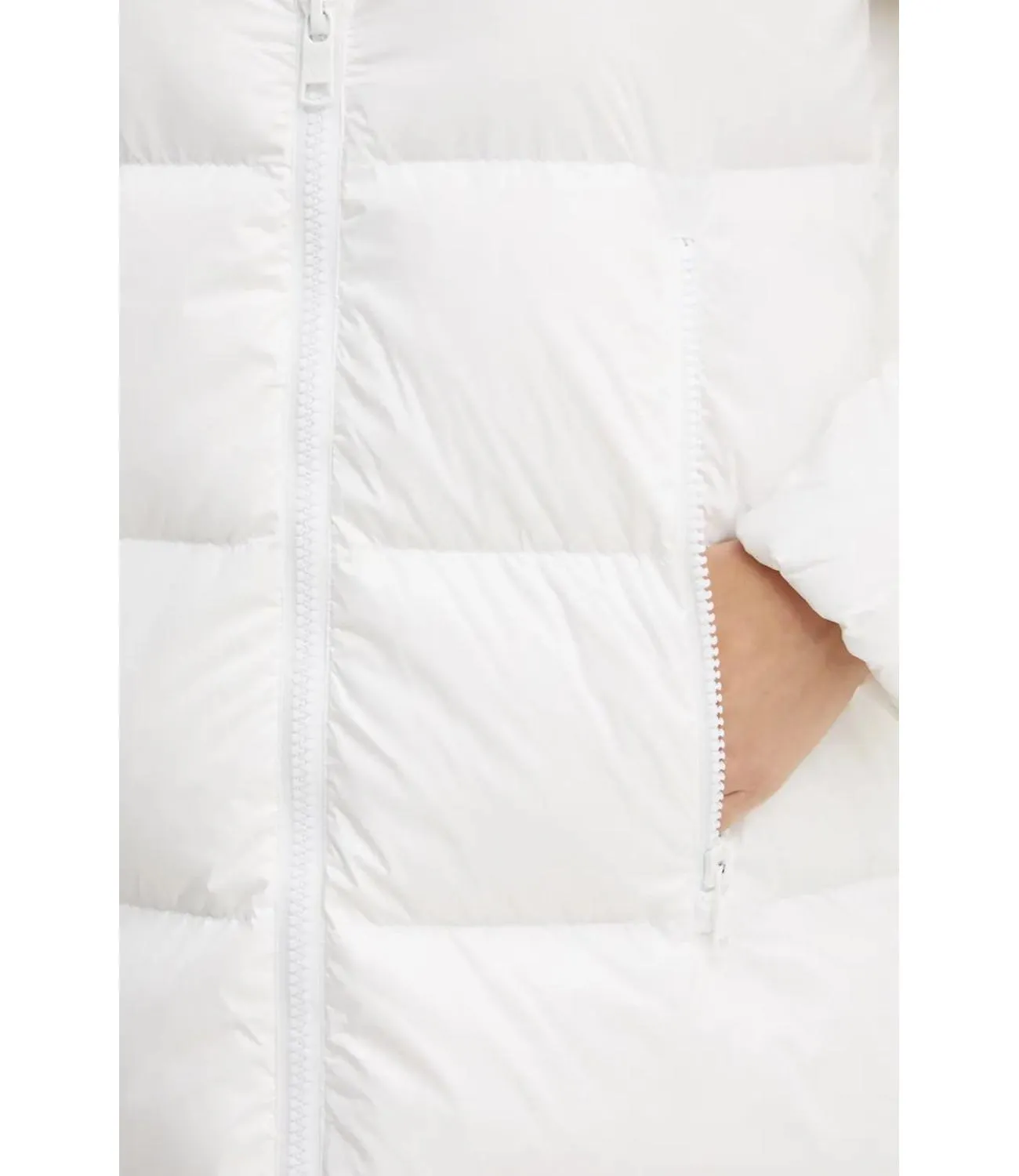 Brand ARMANI EXCHANGE Giubbino lungo in piuma bianco donna