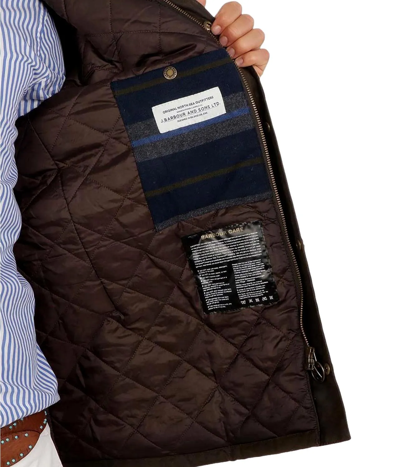 Brand BARBOUR Giubbino cerato uomo