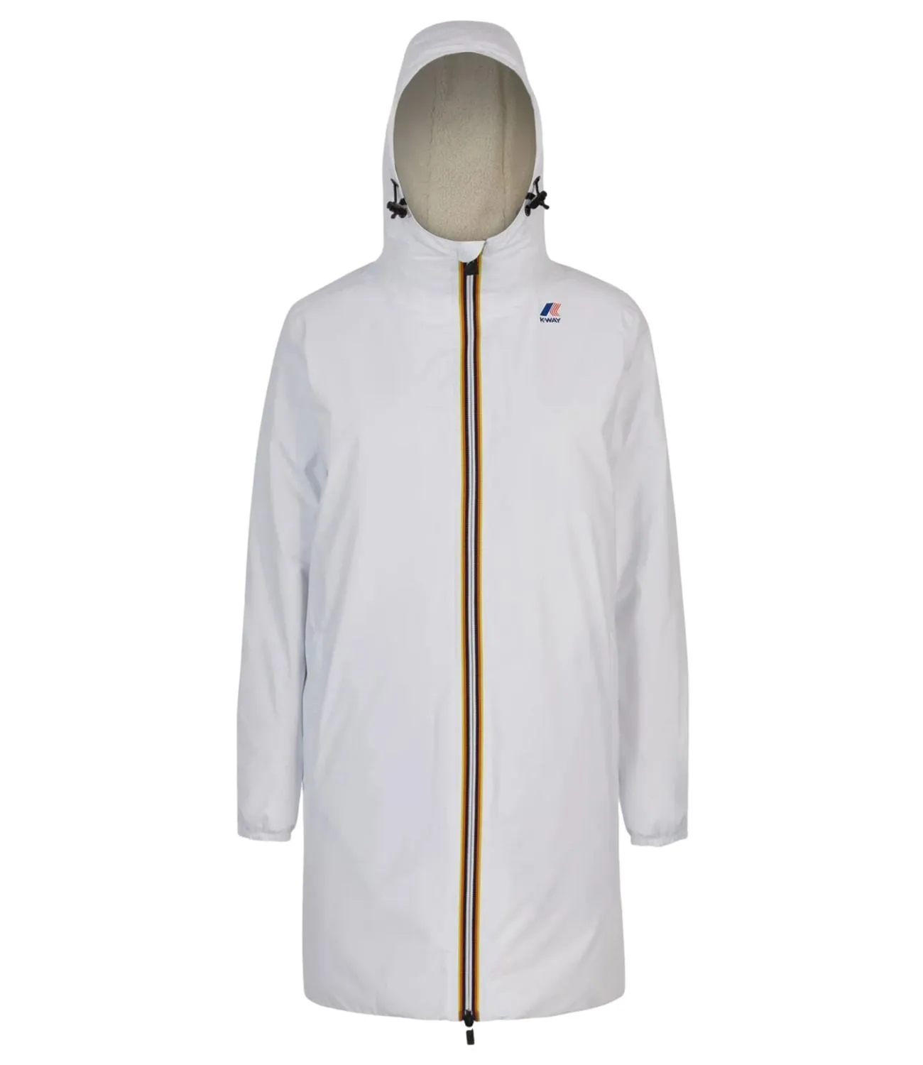 Brand K-WAY K-Way Giubbino Bianco Unisex