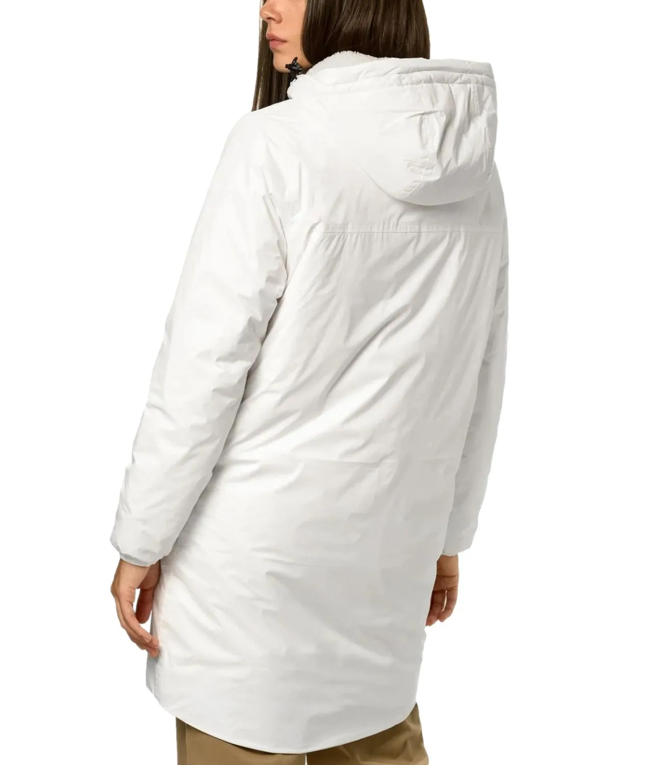 Brand K-WAY K-Way Giubbino Bianco Unisex