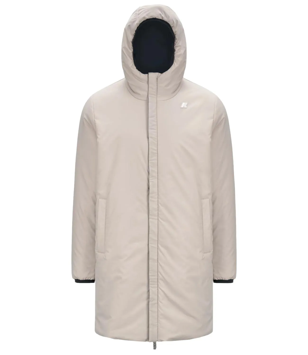 Brand K-WAY K-Way Giubbino Blue/Beige Uomo