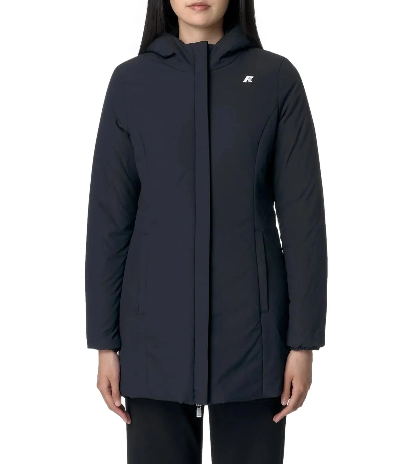 Brand K-WAY K-Way Giubbino Nero/Blue Donna