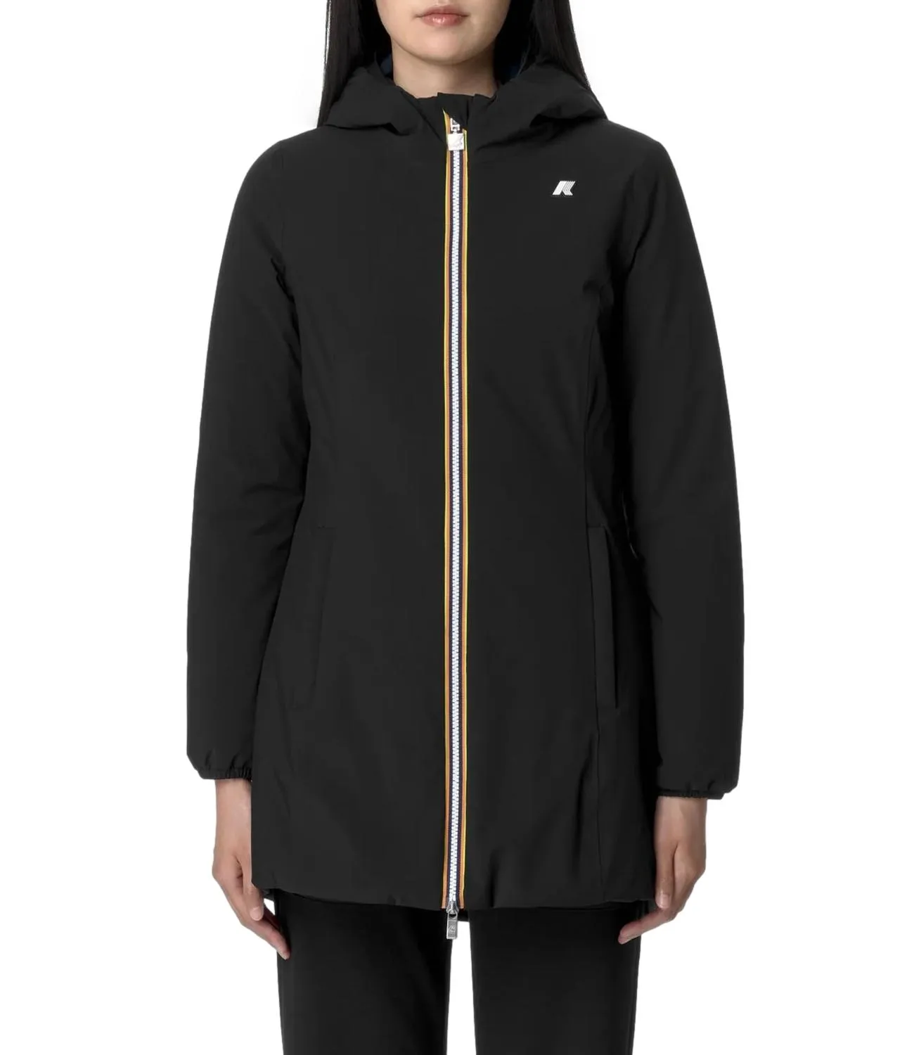 Brand K-WAY K-Way Giubbino Nero/Blue Donna