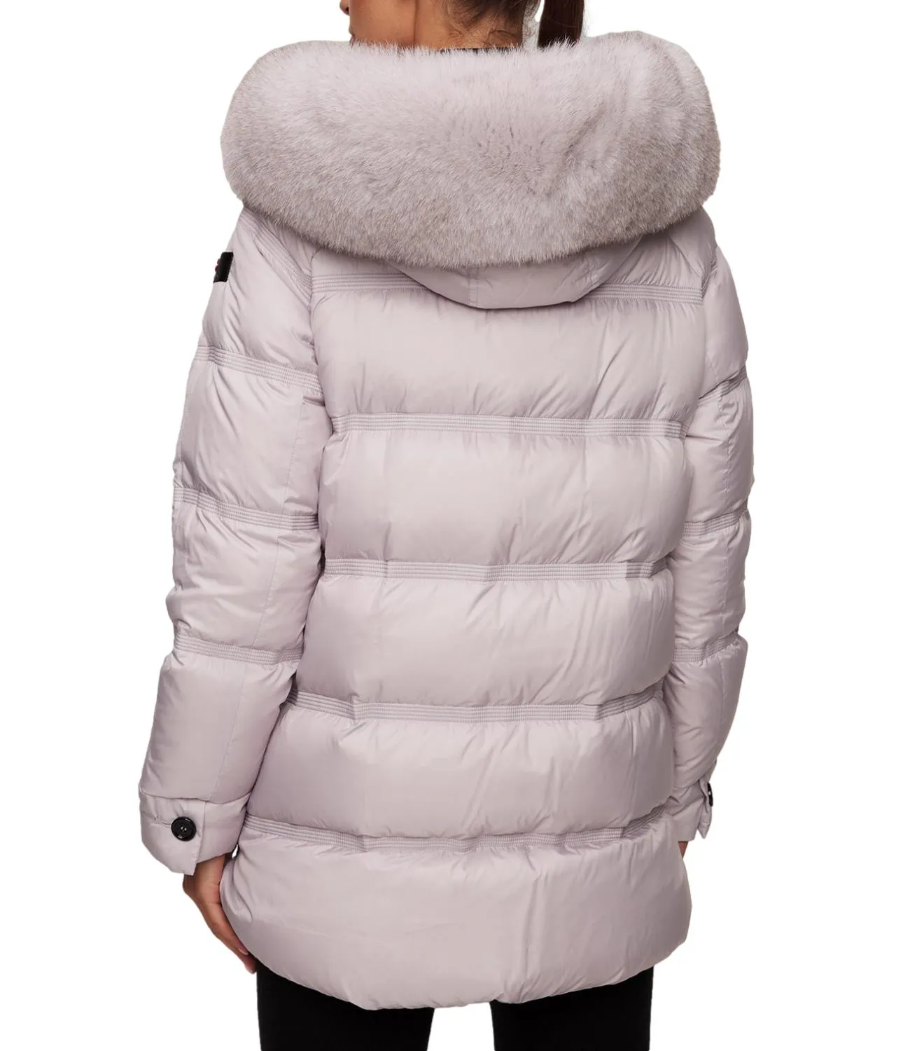 Brand PEUTEREY Peuterey Giubbino Takan Mqs 03 Fur Grigio Gelo Donna